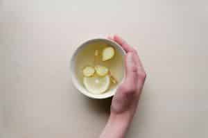 Infusión de jengibre con limón