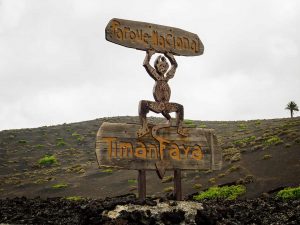 Cartel Parque Nacional del Timanfaya