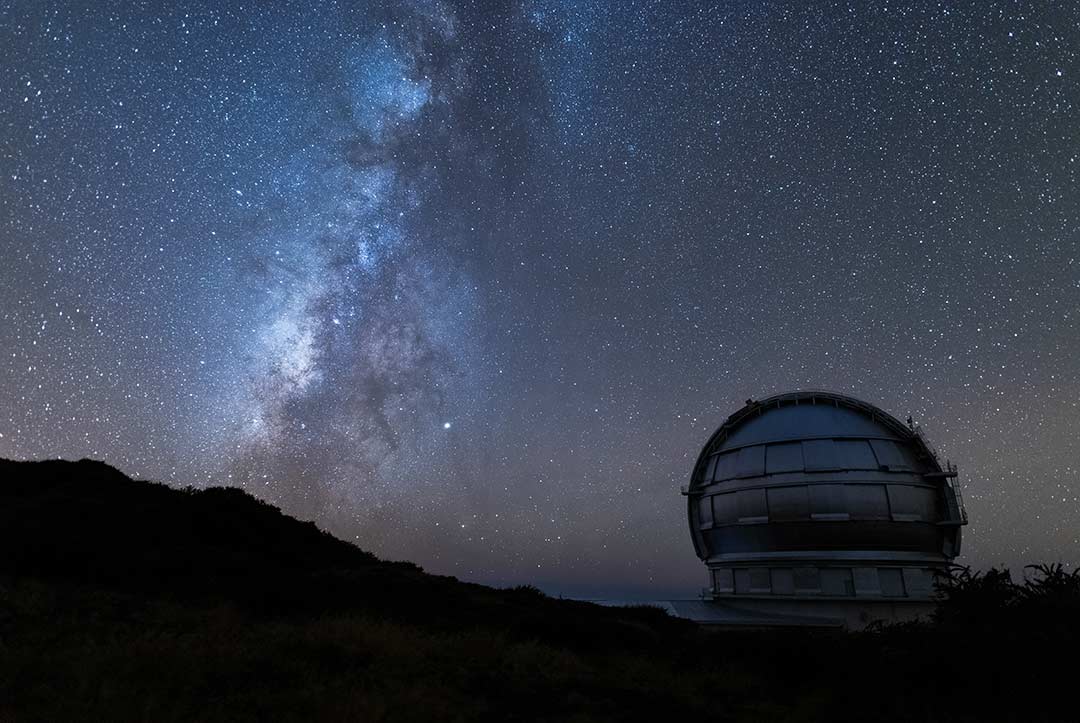 Gran telescopio en Canarias