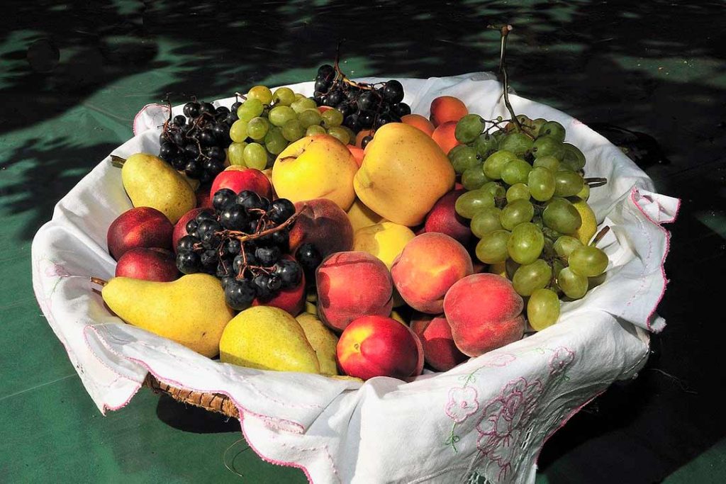 Frutas de temporada en septiembre