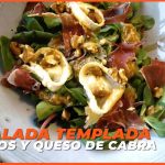 Ensalada templada de higos y queso de cabra