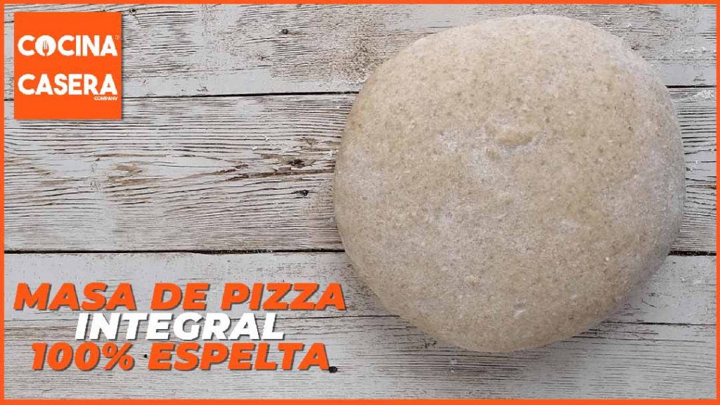 Masa de pizza integral 100% espelta