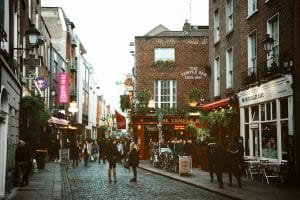 Barrio Temple Bar en Dublín