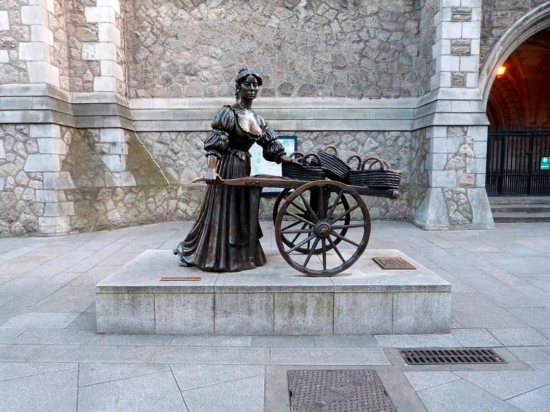 Estatua de Molly Mallon en Dublin