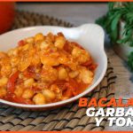 Bacalao con garbanzos y tomate