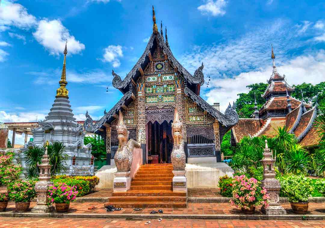 Templo en Chiang Mai, Tailandia