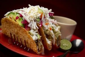 Tacos plato típico de la gastronomía de México
